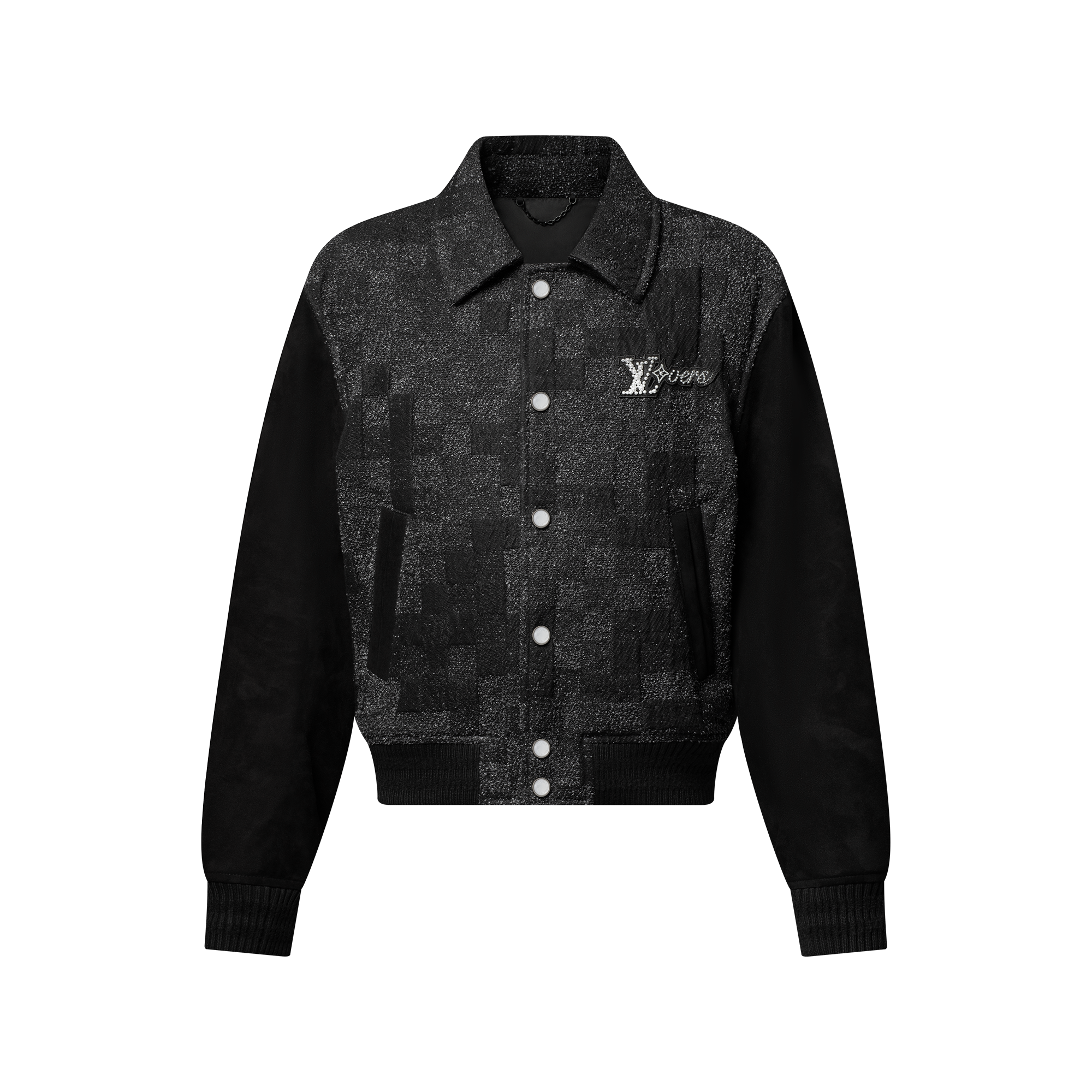 Jaqueta Varsity em Mix de Couros - Ready-to-Wear | LOUIS VUITTON ®